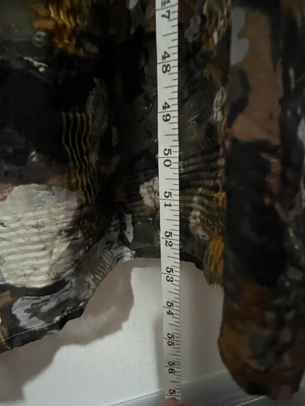 Anthropologie Multicolor Metallic Gold Long Sleeve Maxi Dress size Medium - Picture 12 of 12